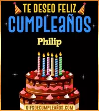 GIF Te deseo Feliz Cumpleaños Philip